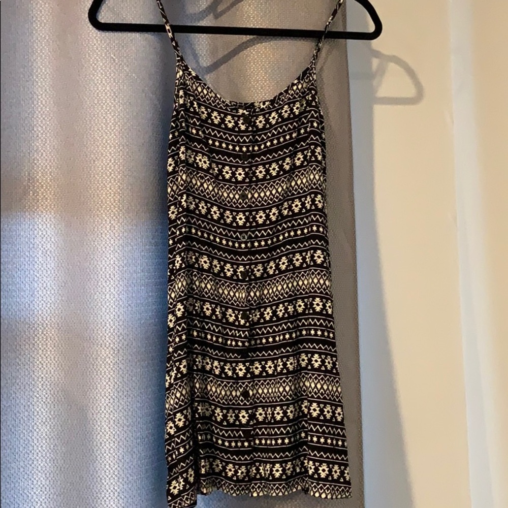 Tribal Pattern Mini Dress